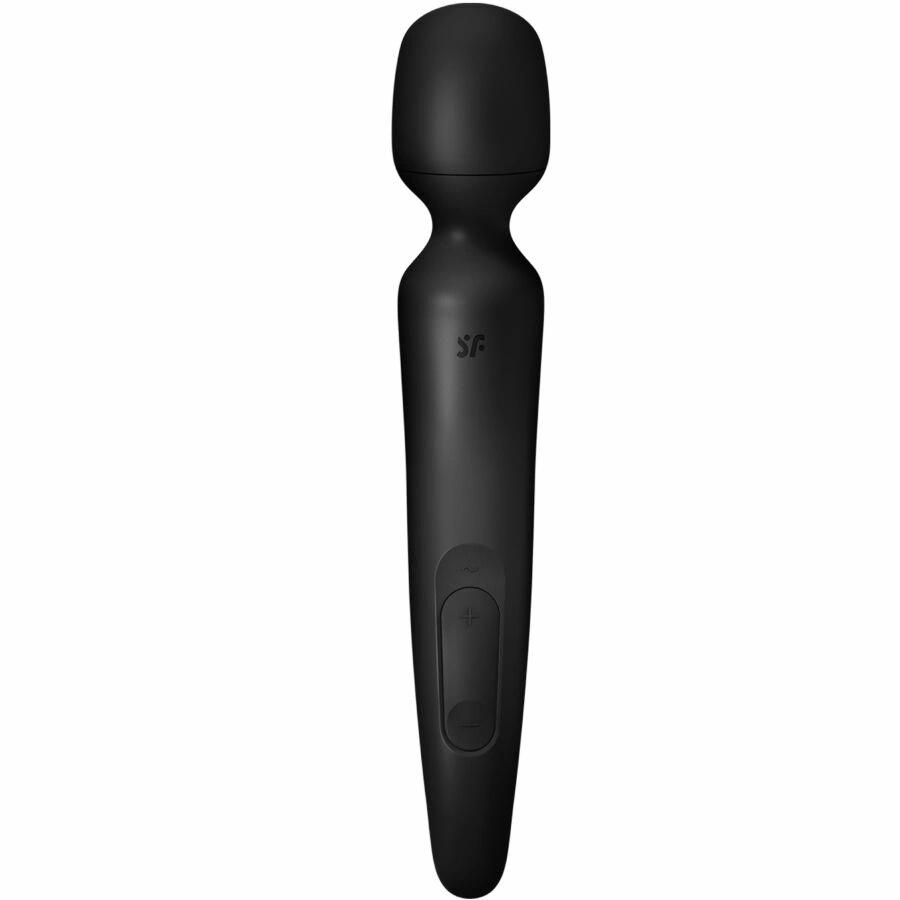 Satisfyer Wand-erland Vibrating Massager Black XXL Waterproof
