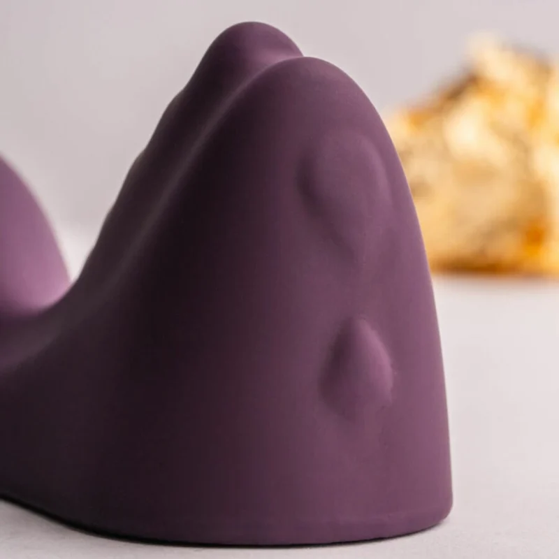Rocks-Off Ruby Glow Purple Sit-On Intimate System 10-Mode Ergonomic