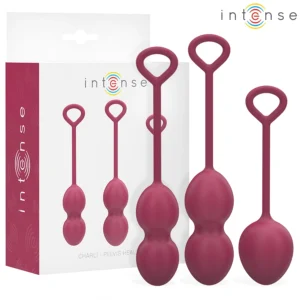 INTENSE Charli Kegel Ball Kit Violet - 3-Level Pelvic Floor Trainer Set
