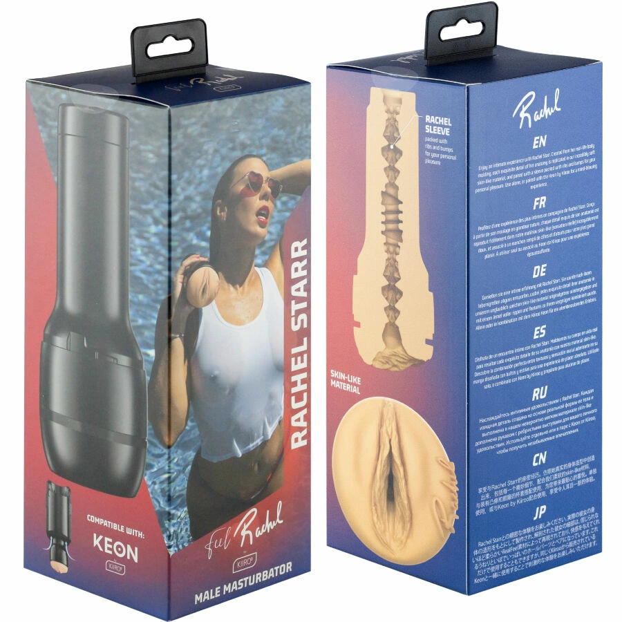 Kiiroo FeelRachel Starr Intimate Machine Stars Collection, 223mm, TPE