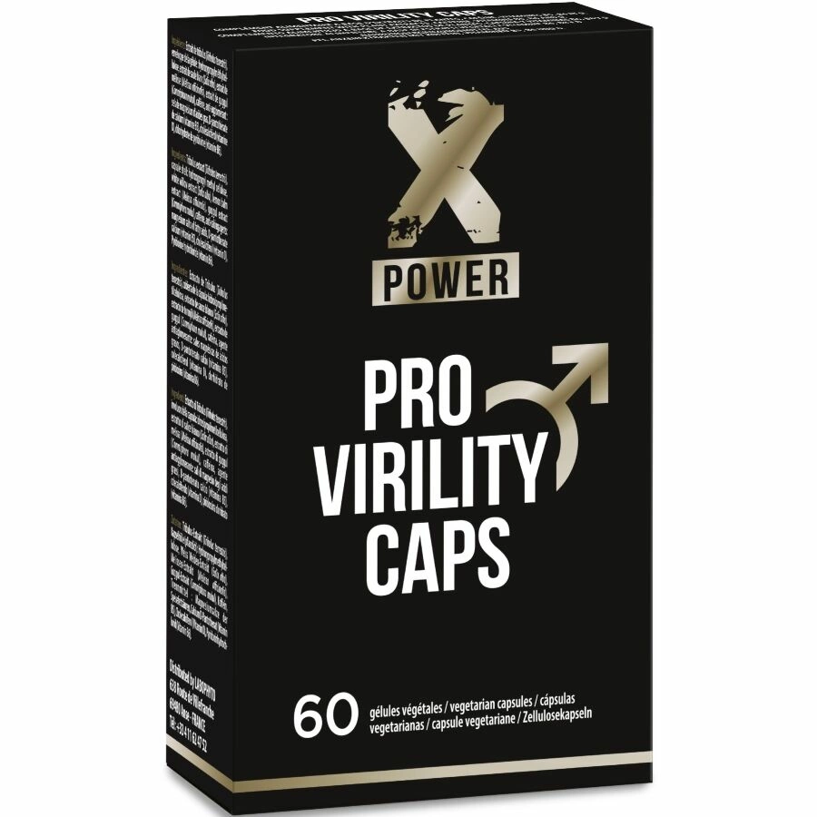 XPOWER Pro Virility Caps 60 augalinių kapsulių – gyvybingumo formulė vyrams
