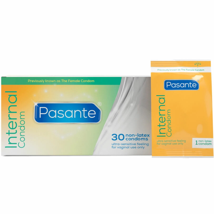 Pasante vidinės apsaugos sistema 30 paketų | Be latekso, iš anksto suteptas