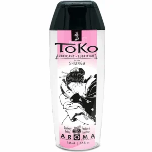 Shunga TOKO Aroma Raspberry Water-Based Lubricant 165ml - Pleasant Fragrance