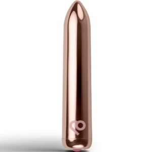 Rocks-Off Golden Rose Rechargeable Compact Vibrating Bullet IPX7 16 Modes