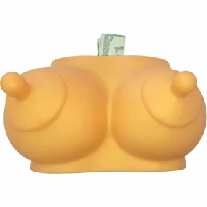 Diablo Picante Golden Piggy Bank - Decorative Savings Box, Unique Shape