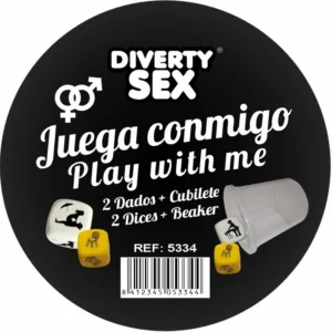 Diverty Sex DIABLO PICANTE Dice Game Set - Positions & Places with Cup 30mm