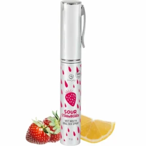 Secret Play Sour Strawberry Oral Refreshing Spray 11g Vegan Formula