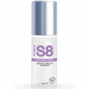 STIMUL8 S8 Glycerin-Free Water-Based Lubricant 125ml - Sensitive Skin Formula