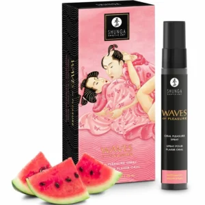 Shunga Waves Pleasure Spray Watermelon 20ml - Moisturizing Oral Formula