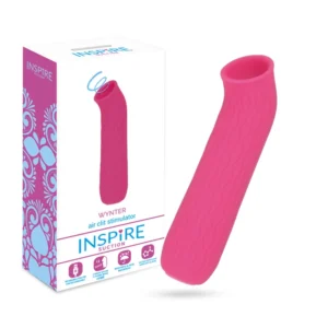 INSPIRE Winter Pink Intimate Suction Device, 12 Modes, USB Rechargeable