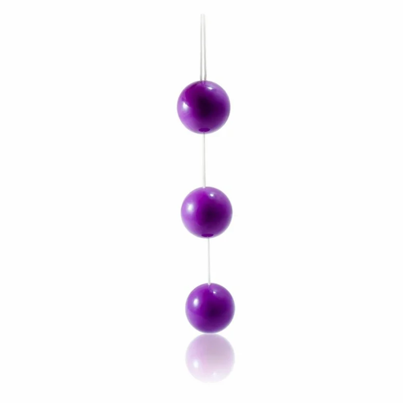 Baile Strip alyvinė ABS intymių karoliukų rinkinys, 3 vnt, 34mm, 20cm