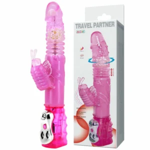 Baile Travel Partner Up & Down Rotator Rabbit Pink 18.5cm Gelatin System