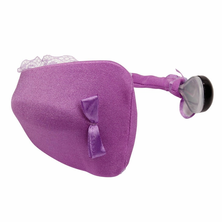 Baile Vibrating Thong with Wireless Remote Lilac - Discreet Wearable Model