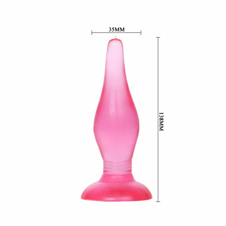 Baile Lilac Soft Touch Plug 14,2 cm su siurbimo pagrindu - violetinė