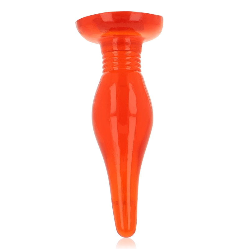 Baile Red Soft Touch Plug Intimate Trainer 14,2 cm su siurbimo pagrindu