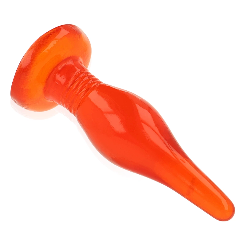 Baile Red Soft Touch Plug Intimate Trainer 14,2 cm su siurbimo pagrindu
