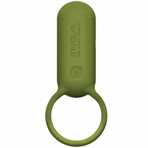 Tenga SVR Smart Vibe Ring Forest Khaki - Rechargeable Intimate Device