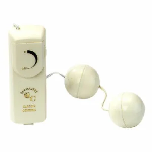 Seven Creations Duoballs Vibrating White 3 cm - Intimate Fitness Device