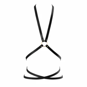 Bijoux Indiscrets MAZE Body Harness Black Adjustable Fashion Accessory