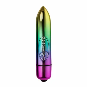 Rocks-Off RO-80mm 7-Speed Intimate Bullet Massager Rainbow Limited Edition