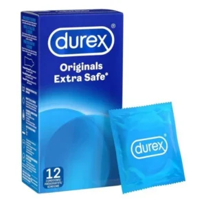 Durex Originals Extra Safe 12-Pack Classic Ultra Secure Condoms