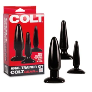 CalExotics Colt Anal Trainer Kit 3-Piece Progressive Plug Set Black