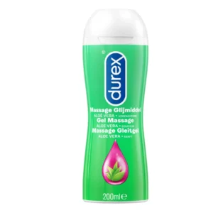 Durex Massage & Lubricant Gel with Aloe Vera 200ml - Skin Nourishing Formula