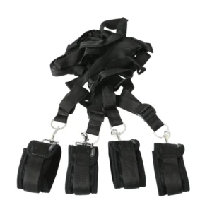 Sportsheets Under the Bed Adjustable Restraint System - Universal Fit, Black