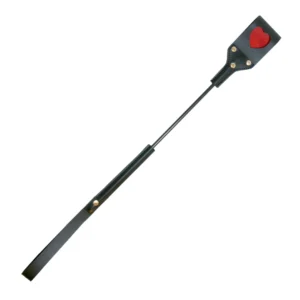 Sportsheets S&M Impressions Crop Heart - Elegant Red Heart-Tip Riding Crop