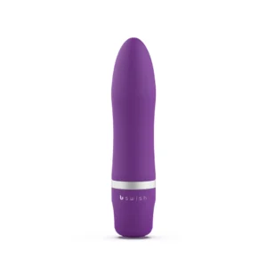 B Swish Bcute Classic Compact Silicone Massager Purple 10cm