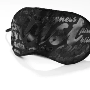 Bijoux Indiscrets Blind Passion Satin Eyemask - Elegant Black Accessory