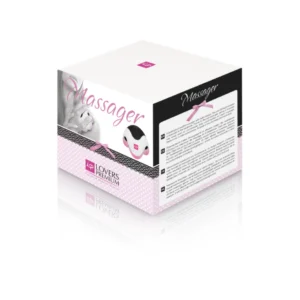 LoversPremium Massager 9x8.5cm with Pink LED & Ergonomic Handle