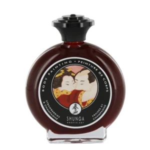 Shunga Bodypainting Edible Paint Strawberries & Champagne 100ml