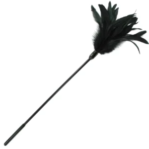 Sportsheets Starburst Feather Teaser Black 40cm - Elegant Sensory Tool