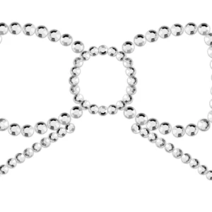 Bijoux Indiscrets Mimi Bow Silver - Decorative Body Accessories Set