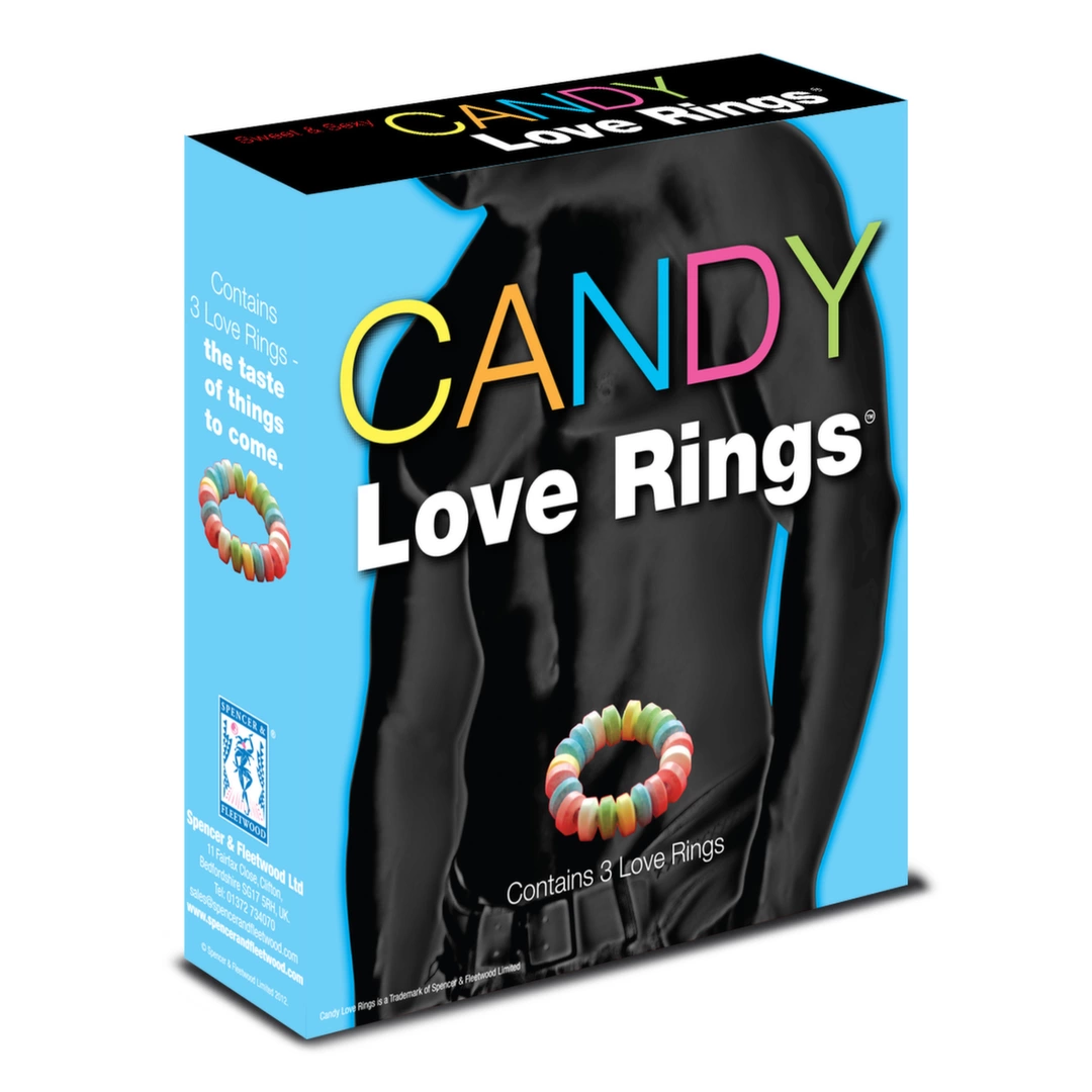 Edible Ring Candy Love Edible Rings Set 3pcs - Playful Flavored Accessories - nno ...