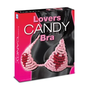 Lovers Candy Edible Bra Multi-Coloured 280g - Sweet Lingerie Accessory