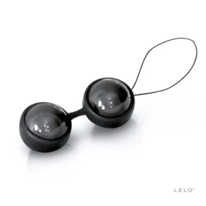 Lelo Luna Beads Noir - Modular Black Kegel Exercise System 2x29mm