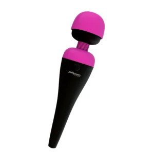 PalmPower Rechargeable Wand Massager - Wireless USB Silicone Head
