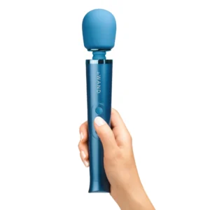 Le Wand Petite Massager Blue - Compact Rechargeable Model, 10 Modes