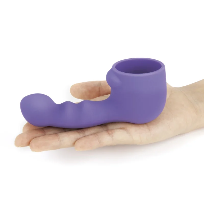 Le Wand Petite Ripple Weighted Silicone Attachment - Compact Curved Model