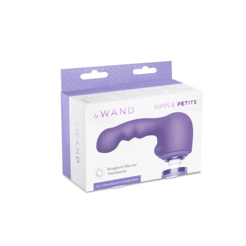 Le Wand Petite Ripple Weighted Silicone Attachment - Compact Curved Model