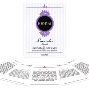 Kheper Games Foreplay Bath Set Vanilla & Lavender 150g Cards Included