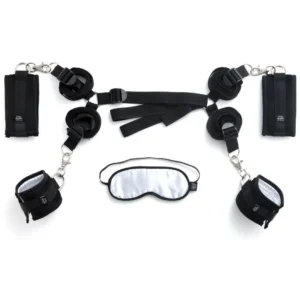 Fifty Shades of Grey Hard Limits Restraint Kit with Blindfold, Adjustable System