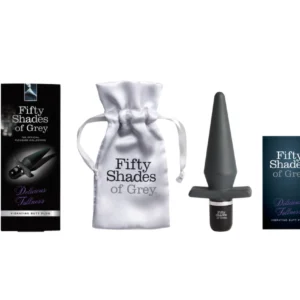 Fifty Shades of Grey Delicious Fullness Silicone Plug 7 Modes Black 14cm