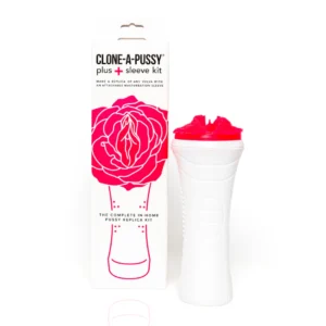 Clone-A-Pussy Plus Sleeve Kit Pink - Customizable Silicone Model Set