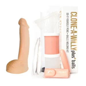 Clone-A-Willy Kit Nude - Custom Silicone Replica System with Balls