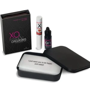 Sensuva XO Kisses & Pleasures Set with Strawberry Scented Lip Balm
