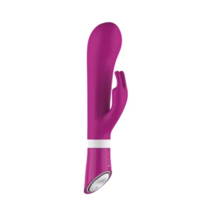 B Swish Bwild Deluxe Bunny Silicone Intimate Machine Raspberry 15.2 cm