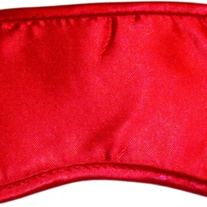 Sportsheets S&M Satin Blindfold Red - Soft Padded Eye Mask